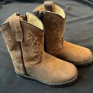 Masterson Boot Co. Shoes, brown, size 6 toddler Western Boots